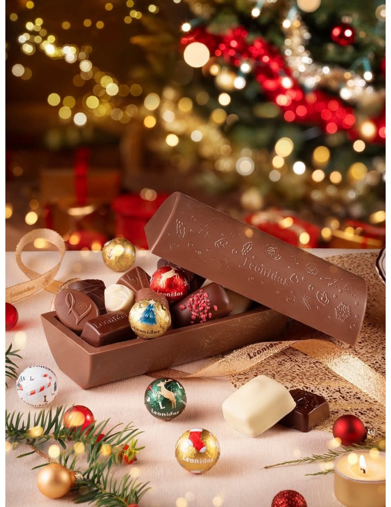 Bûche garnie chocolat LAIT...