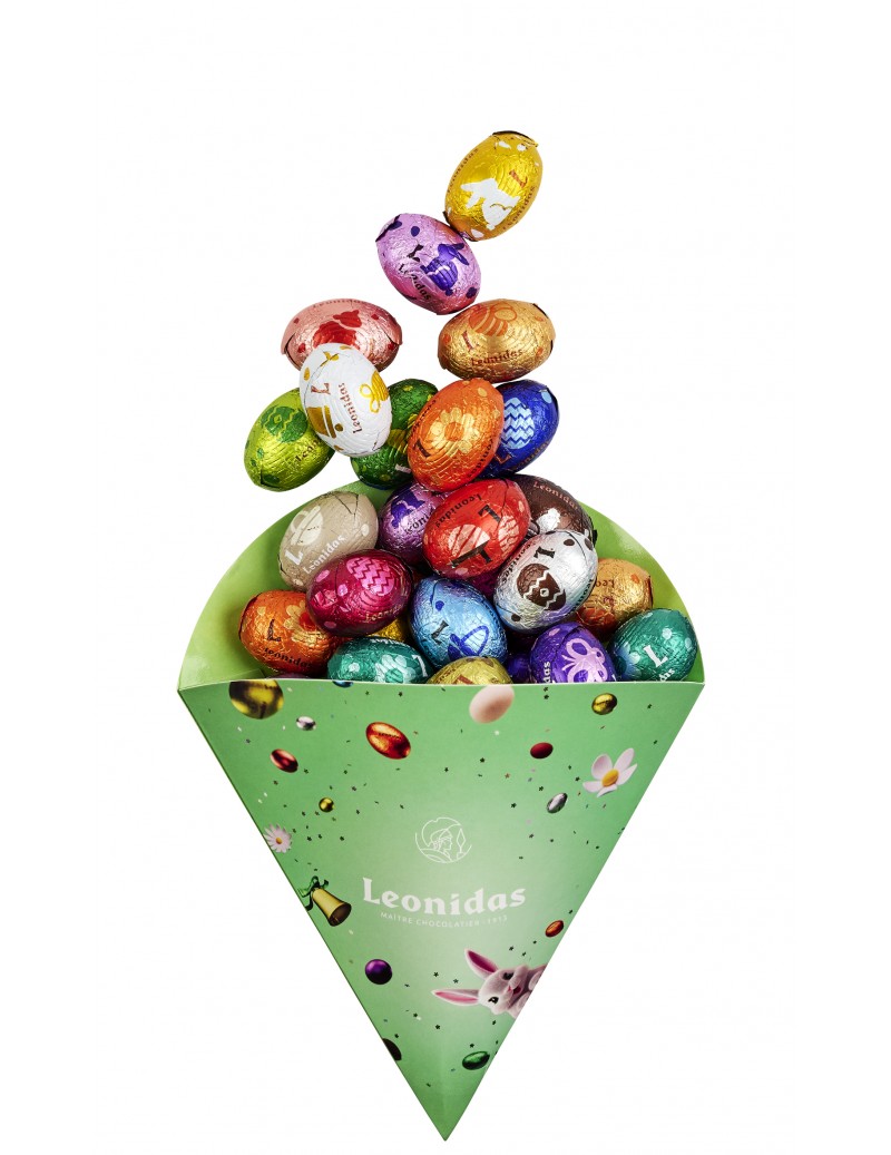 Cône carton 29 petits œufs